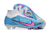 Chuteira de Campo Nike Air Zoom Mercurial Vapor 15 Elite Azul e Rosa