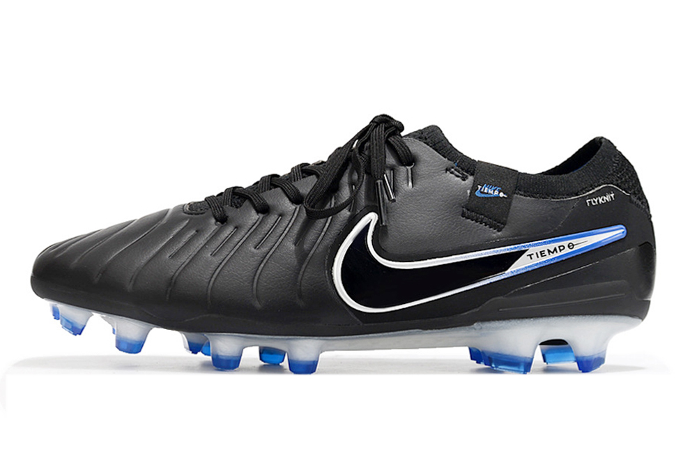 Chuteira de Campo Nike Tiempo Legend 10 Elite Preto e Azul