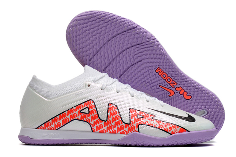 Chuteira Futsal Nike Air Zoom Mercurial Vapor 15 Elite Branco e Vermel