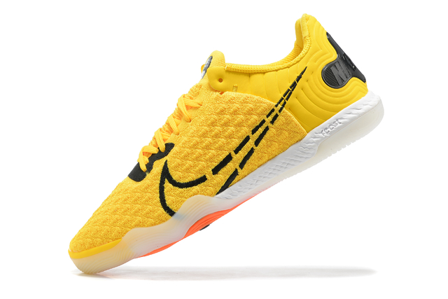 Chuteira Futsal Nike React Gato Amarelo