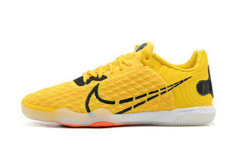 Chuteira Futsal Nike React Gato Amarelo