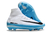 Chuteira Nike Mercurial Superfly 5 Elite Campo - Branco e Azul