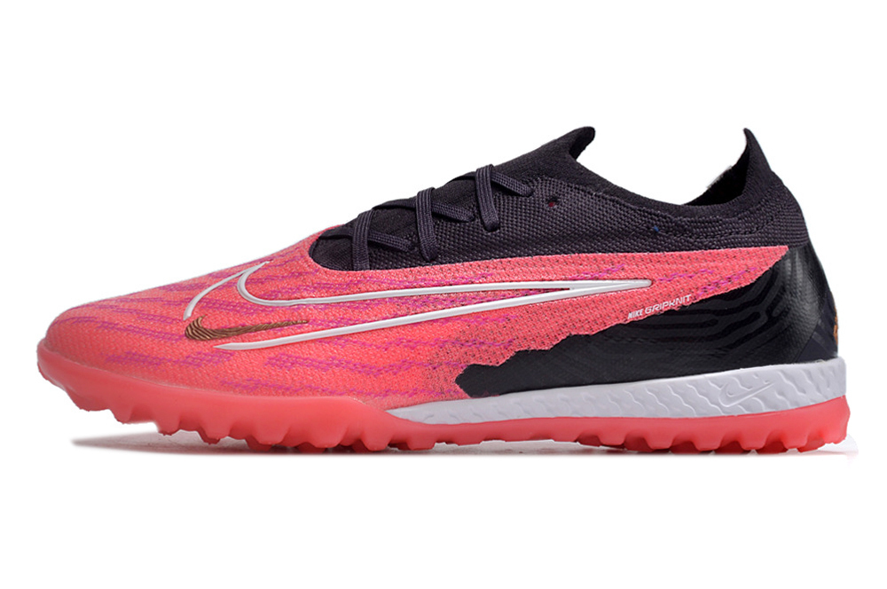 Chuteira preta e rosa deals nike