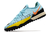 Chuteira Society Nike Phantom GT Pro Azul e Amarelo