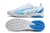 Chuteira Society Puma Ultra Ultimate Instinct Branco e Azul