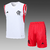 Conjunto Curto de Treino Flamengo Regata Branco 2023