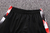 Conjunto Curto de Treino Manchester United Preto, Branco e Vermelho 2022/23