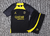 Conjunto Curto de Treino PSG Preto e Amarelo 2023/24