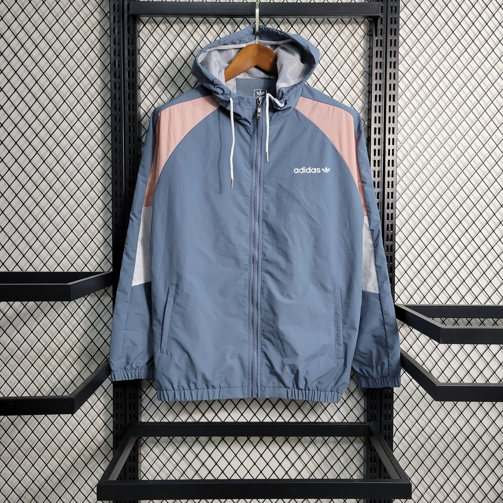 Corta vento adidas rosa e azul hotsell