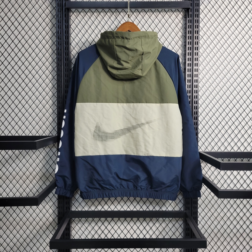 Corta vento nike azul e verde discount