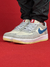 Tênis Nike Air Force 1 Low Cinza e Azul