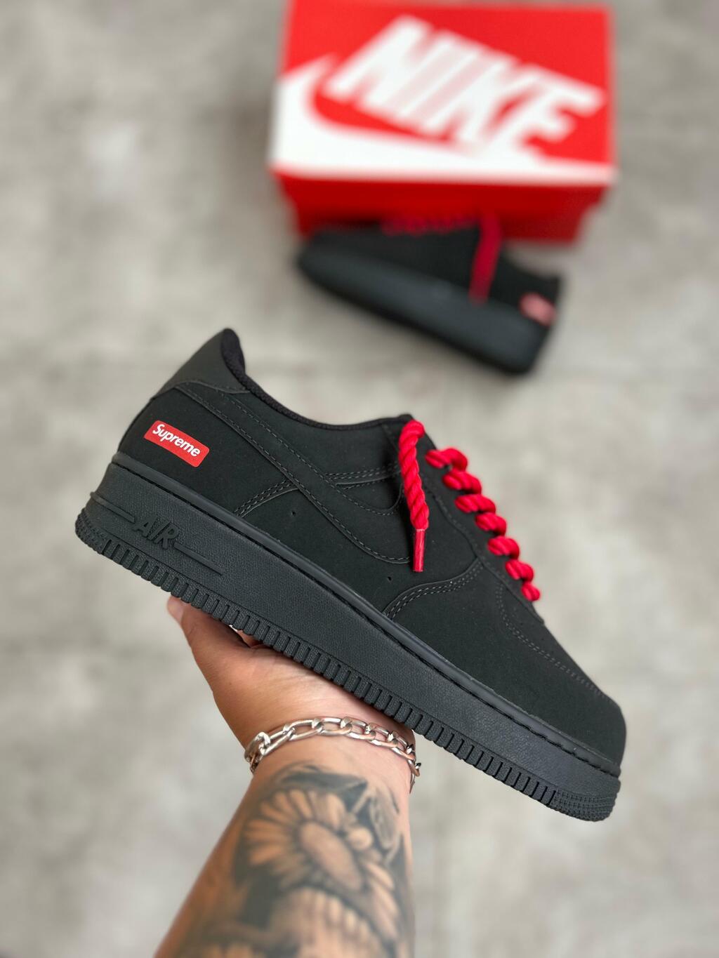 Nike air force supreme vermelho sales