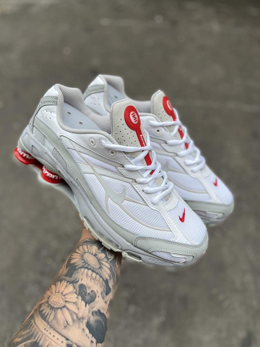 Tenis Nike Shox R4 Supreme 4 Molas Branco