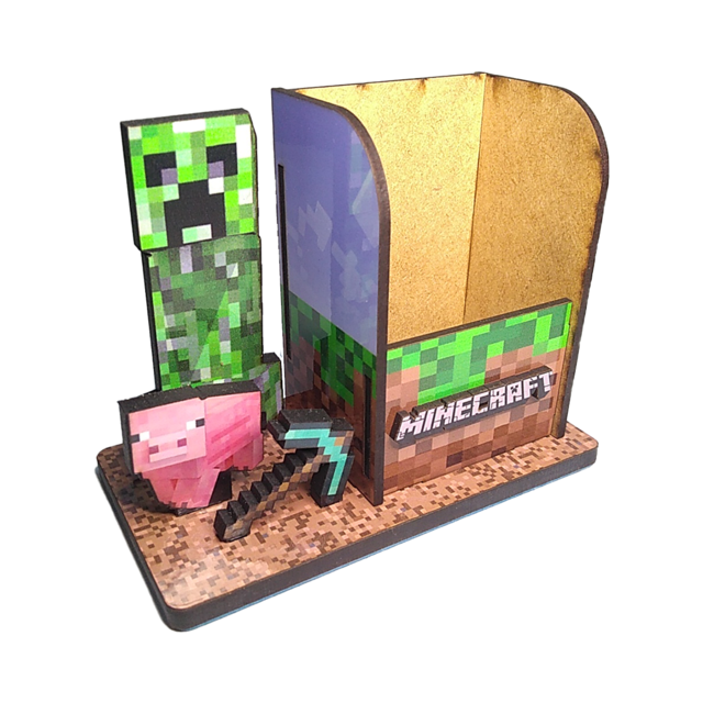 Quadro Decorativo Minecraft Creeper Video Game