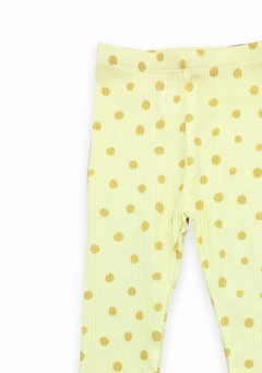 LEGGINGS MECHI AMARILLO LUNARES - comprar online