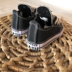 ZAPATILLA DE LONA NEGRA - comprar online