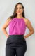 blusa-feminina-fucsia-crepe-alça-lookbelle