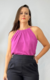 blusa-feminina-fucsia-crepe-alça-lookbelle