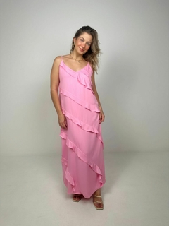 Vestido Dália - rosa