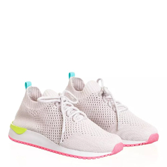 Tênis Jogger Cinza/Turquesa/Pink Fluor PJ6459 - comprar online