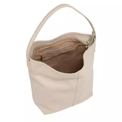 Bolsa Hobo Classe Couro Mari 3137 Creme na internet