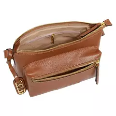 Crossbody Malu Classe Couro 3284 Nocciola - comprar online