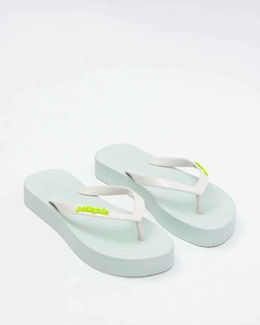 Chinelo Petite Jolie White/Soft Green PJ7321 - Oxe Mais Cor