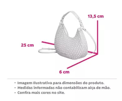 Bolsa Debby Rosa Claro New PJ10947 - loja online