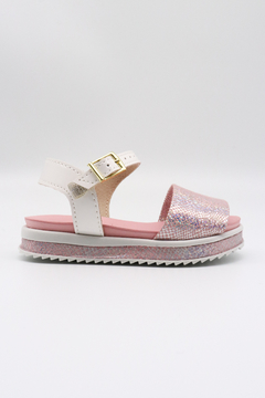 Sandália Molekinha Flatform Holográfico Baby 2724.100 - comprar online