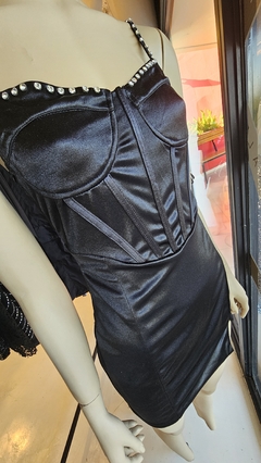 Vestido Beba corsette importado strass en busto - comprar online