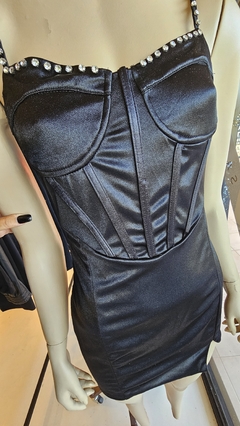 Vestido Beba corsette importado strass en busto - tienda online