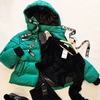 Puffer Campera no one no body importada verde