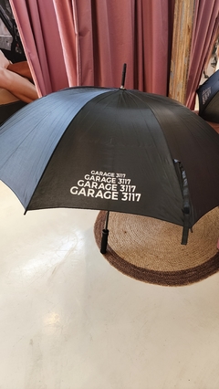 Paraguas G 3117 negro mango de goma - comprar online