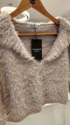 Sweater Enni cuello caido botones al frente importado - comprar online
