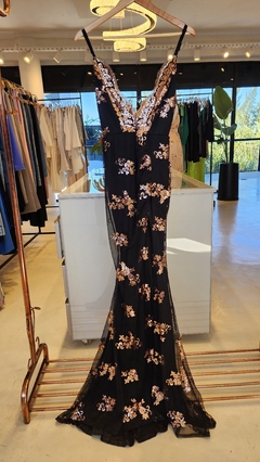 Vestido Diva tull bordado con paillettes importado - comprar online