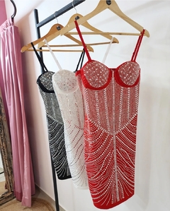 Vestido zafiro importado rojo - tienda online
