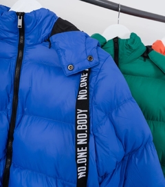 Imagen de Puffer Campera no one no body importada verde