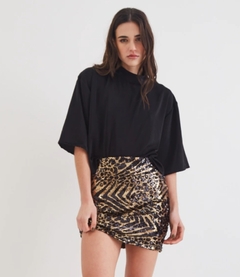 Animal top print mini