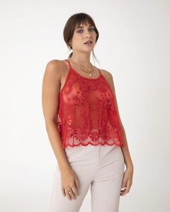 Blusa Geraldine importada roja