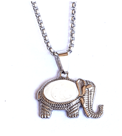 Collar Elefante de Acero Quirúrgico 316L largo 55 cm