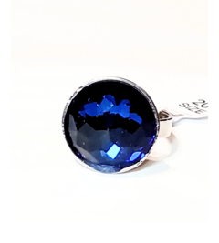 Anillo Piedra Azul de Acero Quirúrgico 316L - comprar online