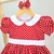 Vestido Infantil Minnie Vermelho Bolinhas 1 Ano