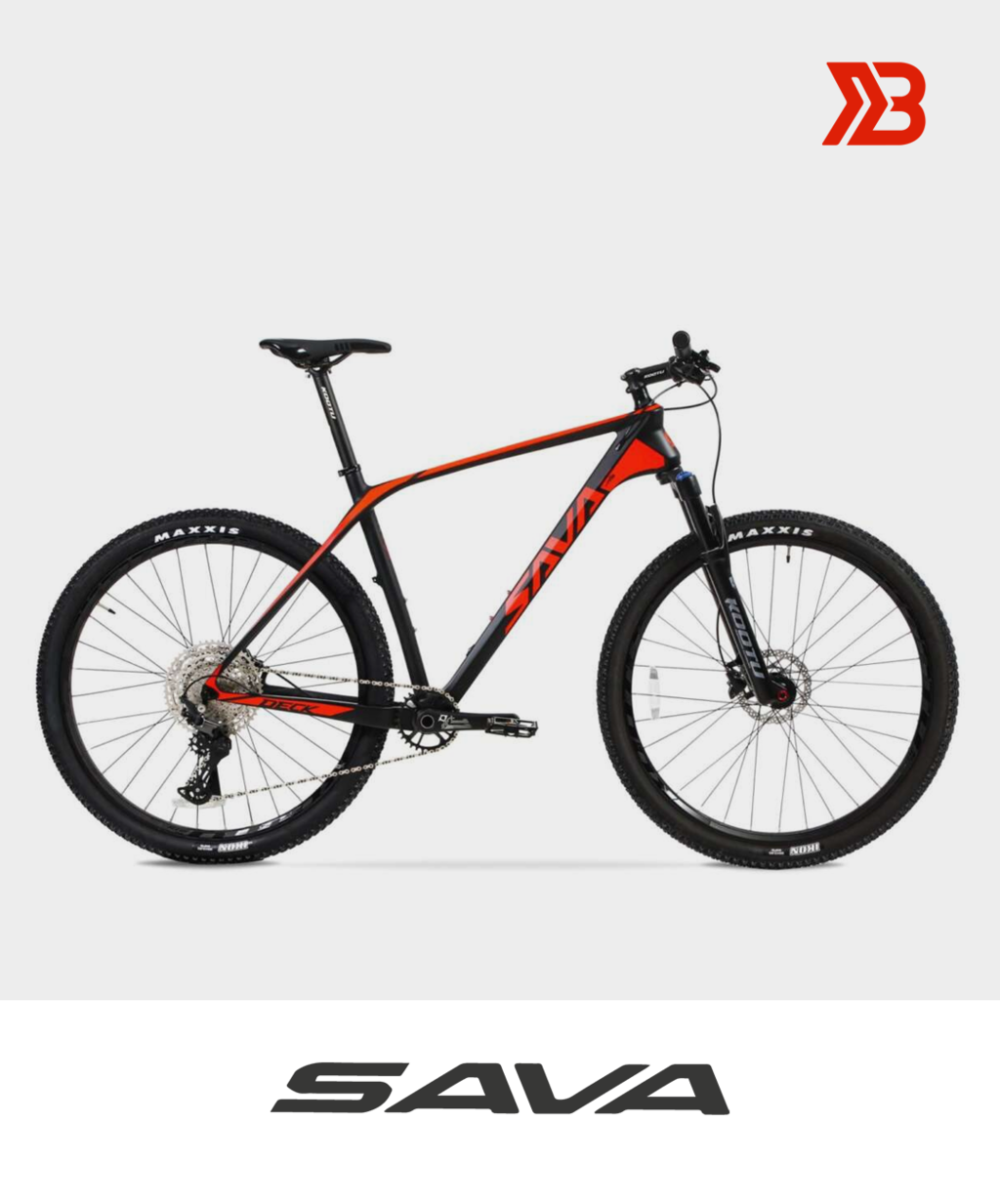 Bicicleta Rodado 29 MTB SAVA DECK 6.1 Carbono 1x12 Shimano Deore