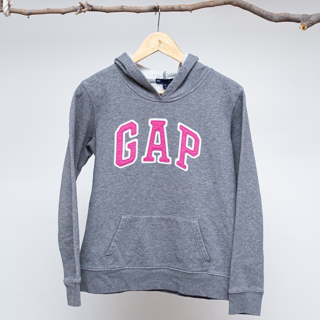 Buzo gap gris best sale