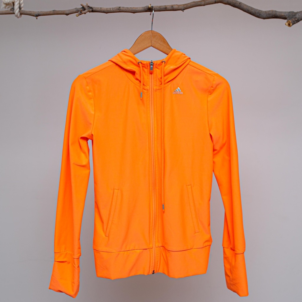 Buzo adidas naranja mujer deals