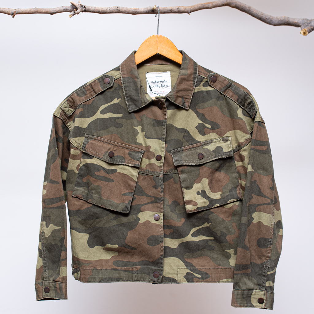 Campera de cuero para niña zara sales