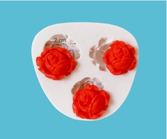 MOLDE DE SILICONE - 3 ROSAS - comprar online