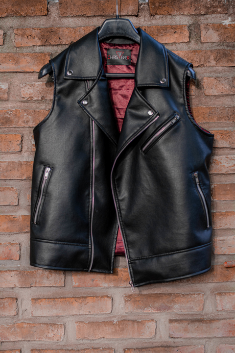 Chaleco de cuero hombre new arrivals