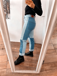 Jeans MOM PATCH BICOLOR Comprar en Las Nereidas