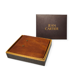 Billetera Hombre Tarjetero Cuerina Monedero Caja Regaleria - tienda online